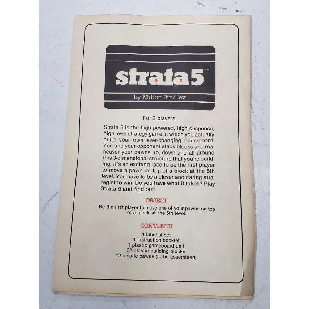 Milton Bradley strata 1984