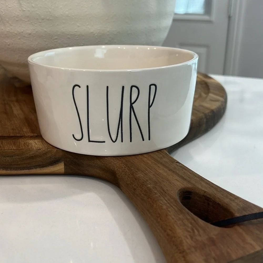 Rae Dunn. Cute 🐾SLURP 🐾BOWL...