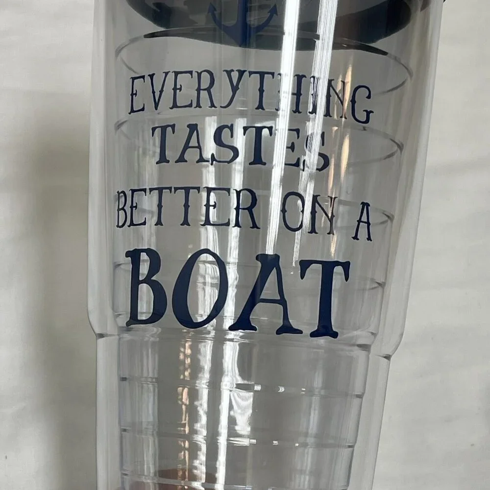 Insulated Tumbler Everything is Better on a Boat Lake Travel Cup 16oz Boating