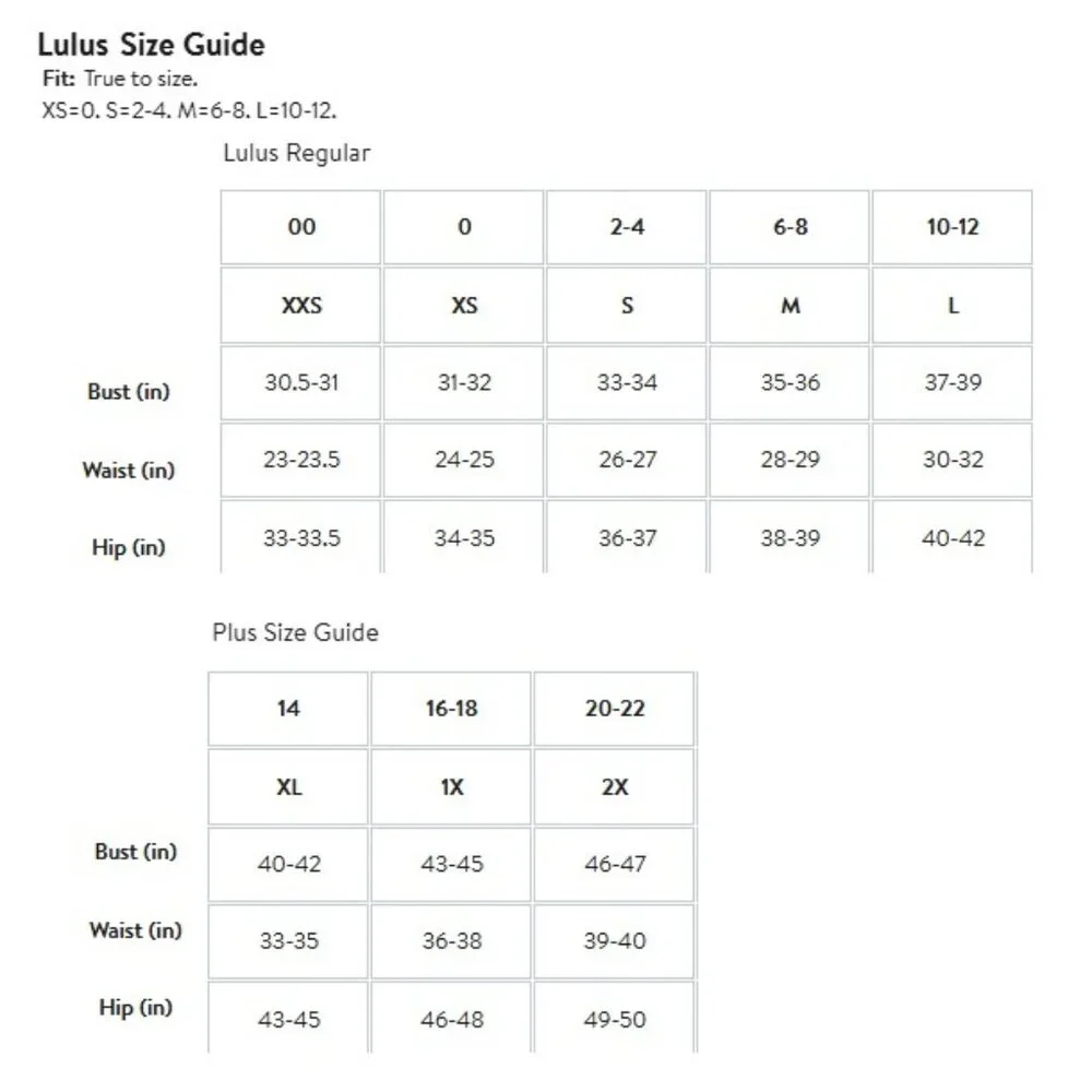 Lulus forever beloved