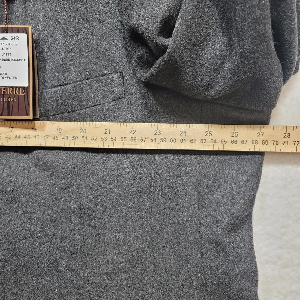 Pierre Loren Blazer Classic Fit Sport Coat Dark Charcoal