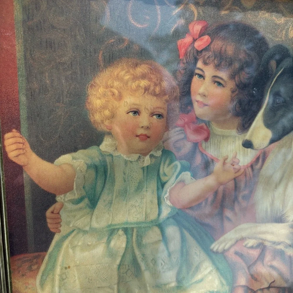 Vintage girls decor