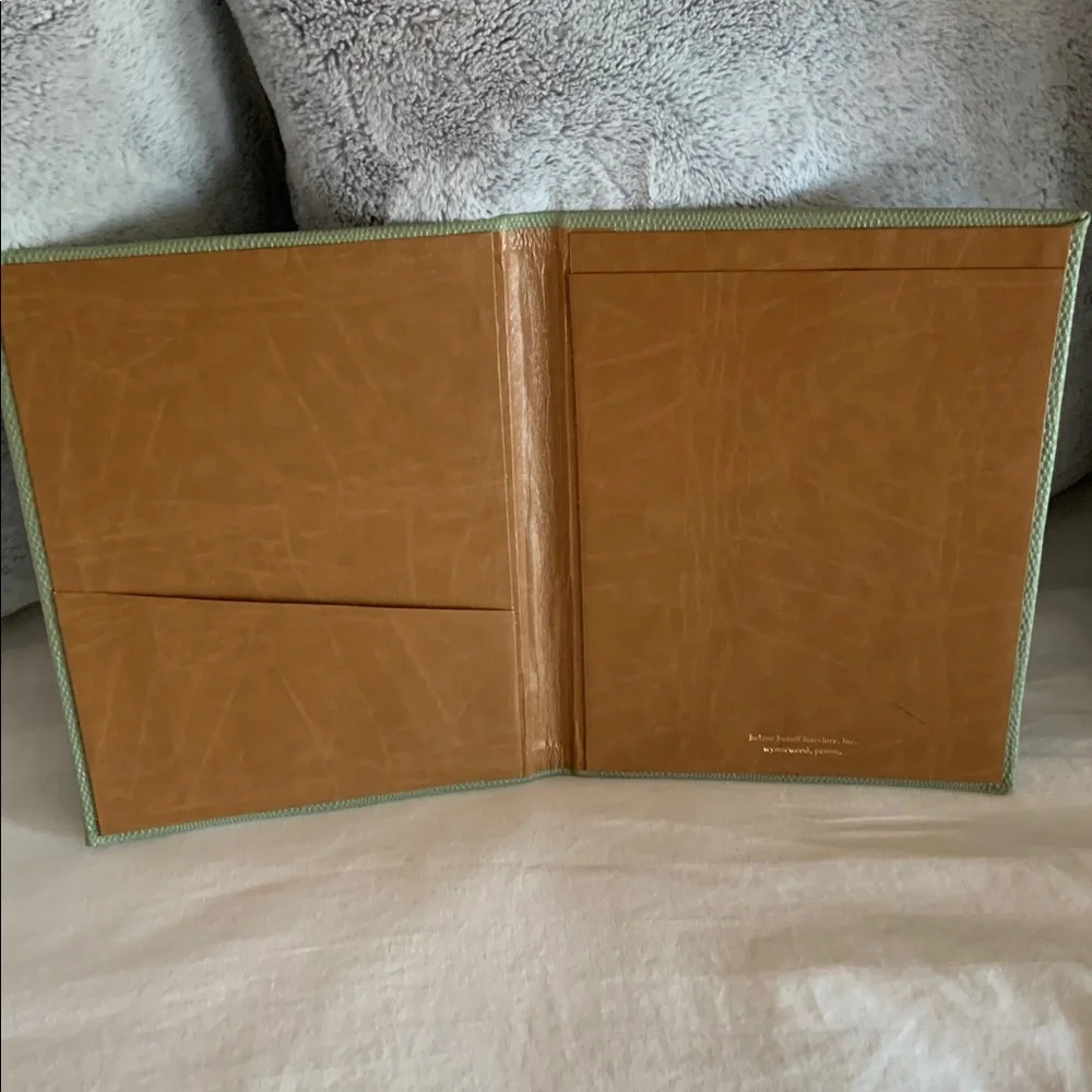 Green Textured Notebook