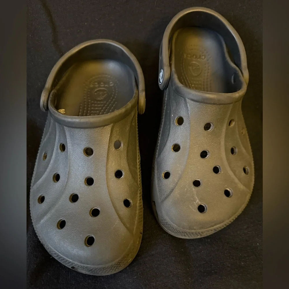 CROCS black kids M4 W6 slides shoes kids woman mens unisex