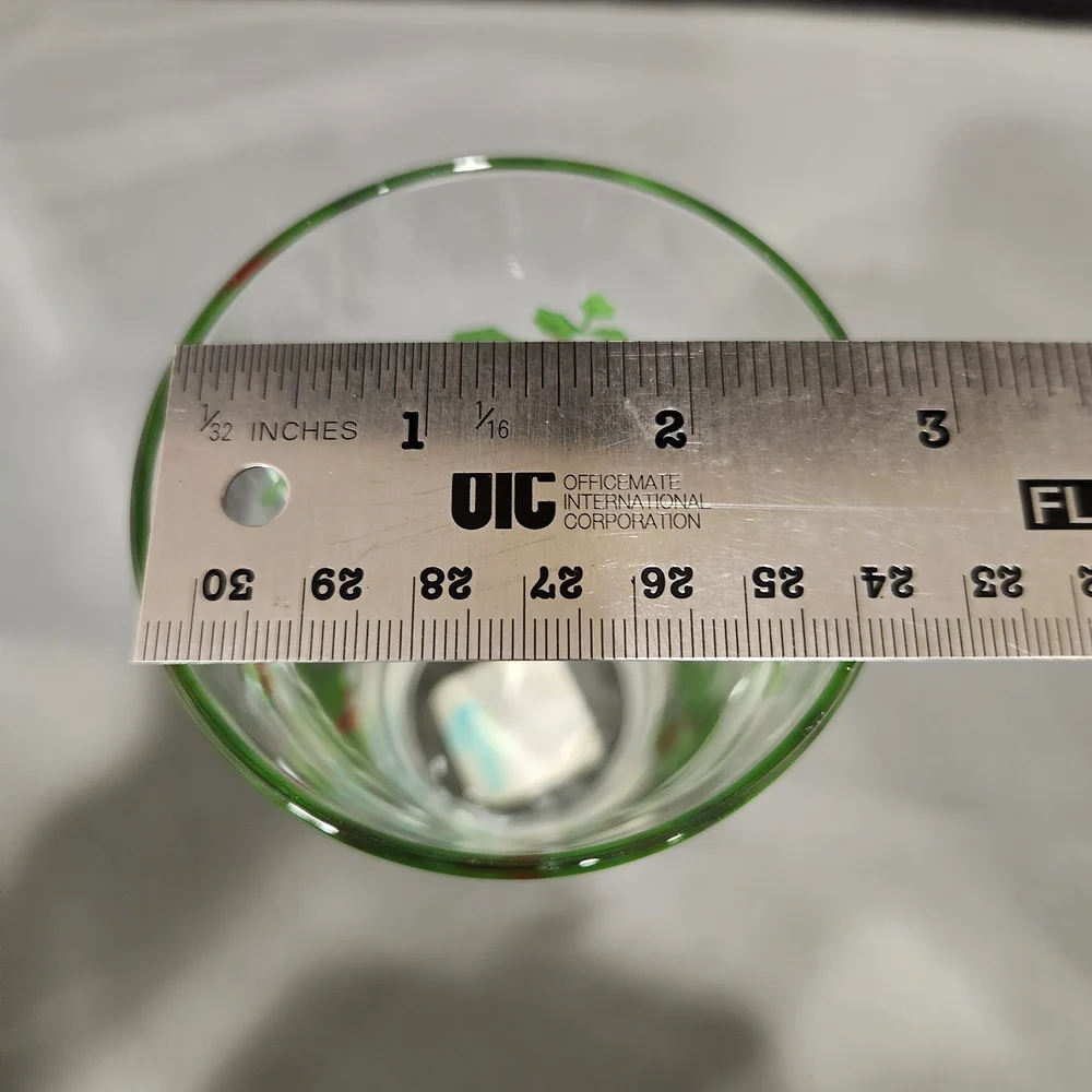 Festive Holly Glass Tumblers 15.75 0z. - Set of 4
