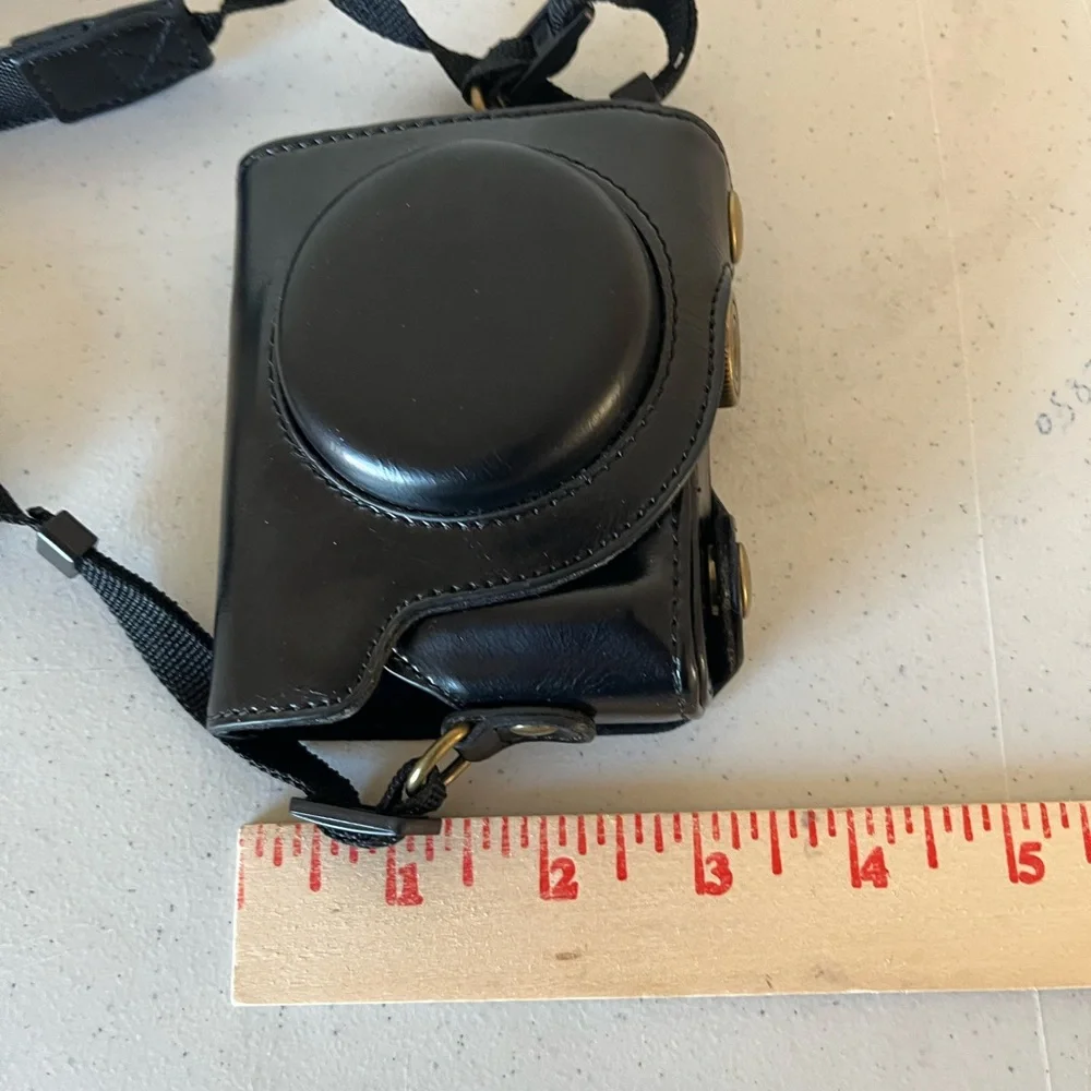 Black Camera Case with Strap. A1