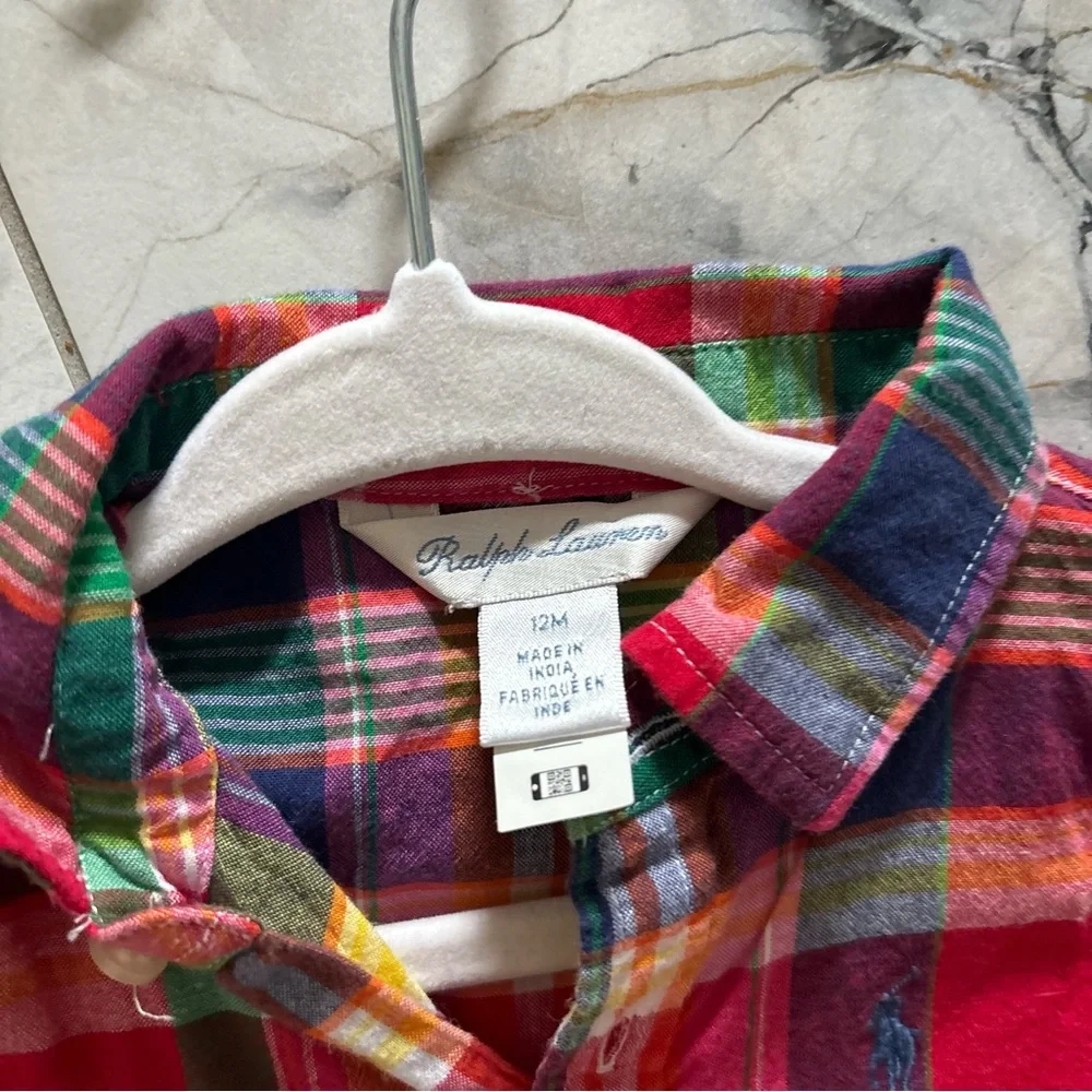 Ralph Lauren Multicolor Plaid Dress
