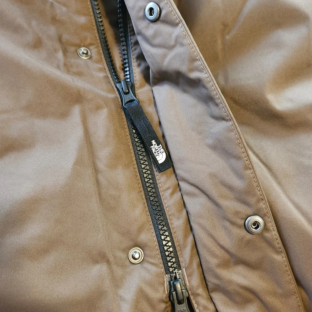NWT The North Face Bedford Down Parka Coat Smokey Brown Black Men's size XXL