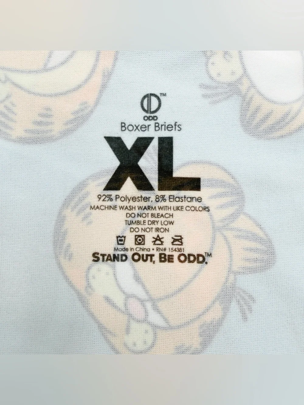 NWT New Odd Sox Garfield Boxer Briefs Mens Size XL Underwear 90s Nickelodeon