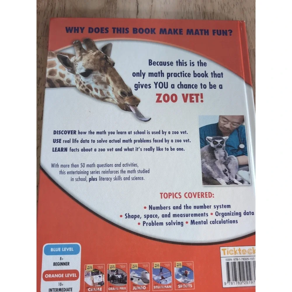 Zoo Vet Exciting Real Life‎ Math Suitable For Ages 10+ Orange Level Real Life...