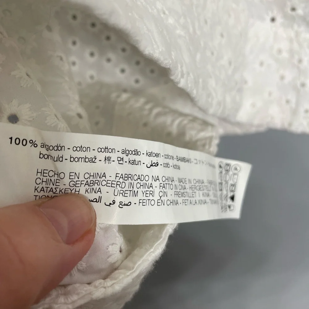 Zara crisp white