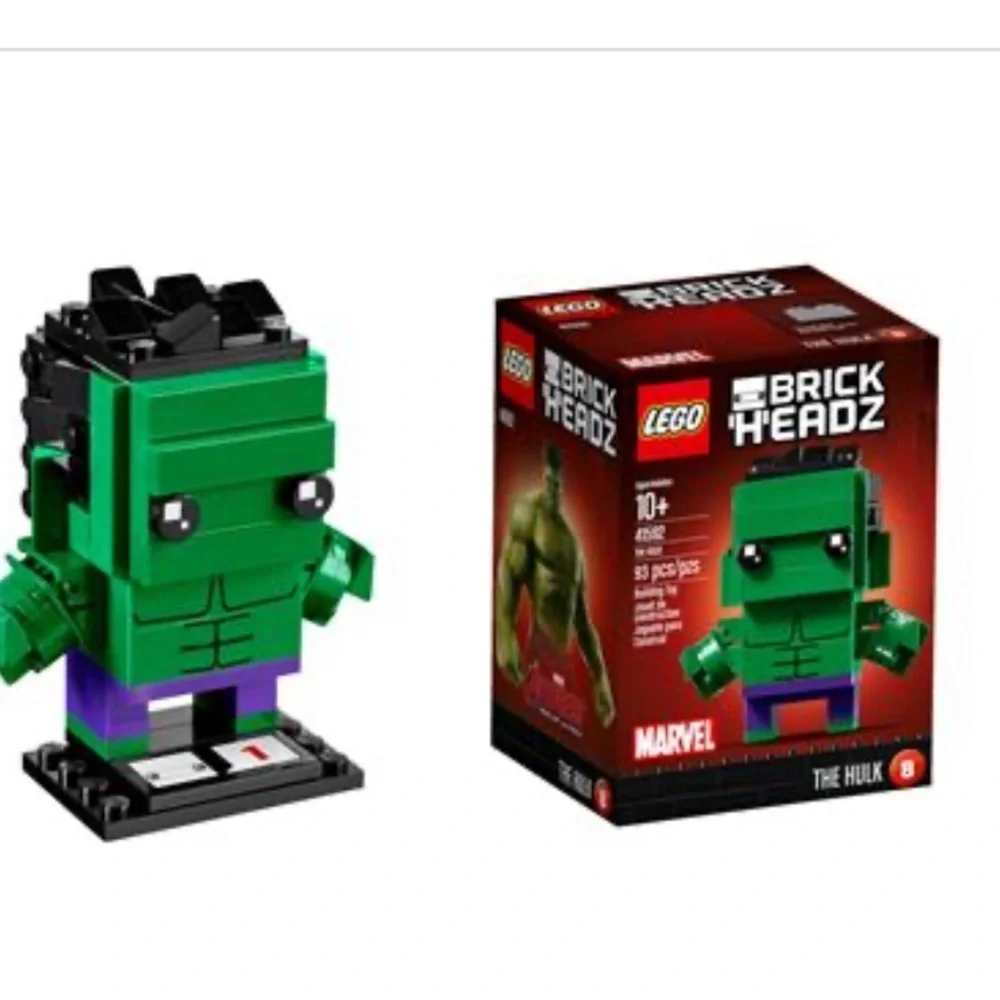 Lego brick headz the hulk set 41592 new in sealed box 93 pieces retired & rare!