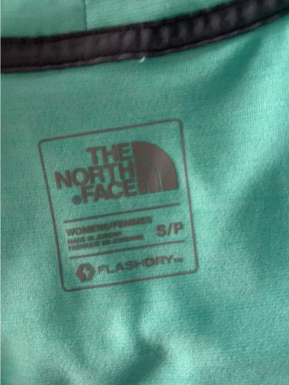 The North Face Hyperlayer FlashDry Tank., Aqua blue, size Small.