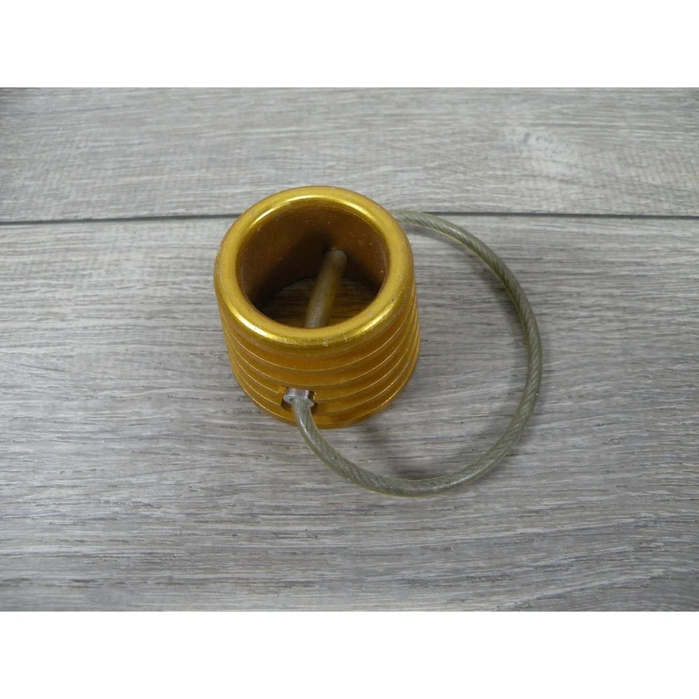 Vintage Lowe-France Tuber Original Tube Style Belay Device Descender Gold