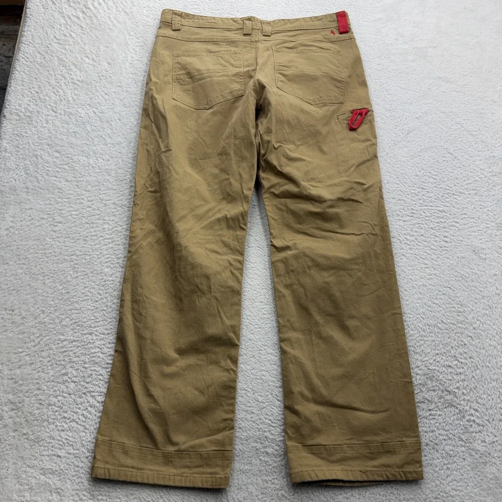 Eastern Mountain Sports Mens 34x30 Khaki Canvas Utility Work Pants S18M0846