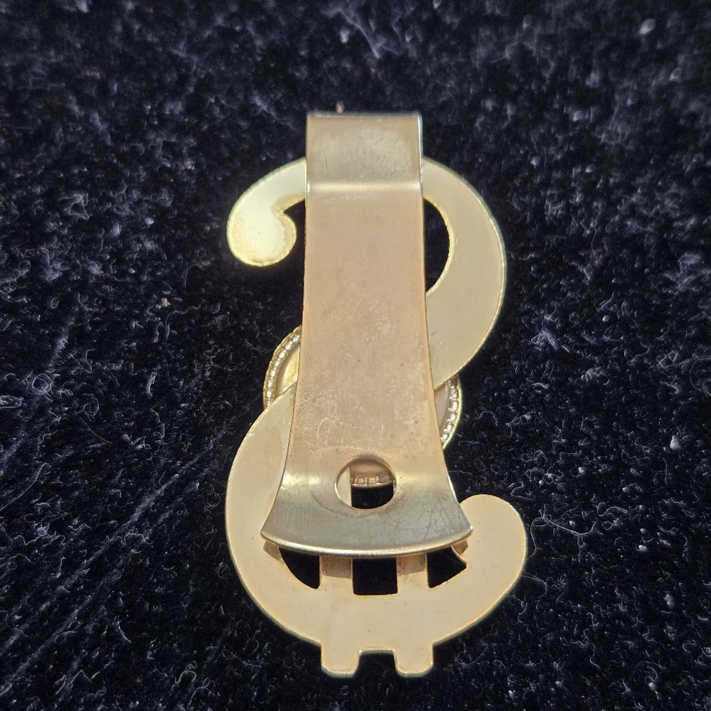 Radio City Music Hall Vintage Gold Tone Money Clip