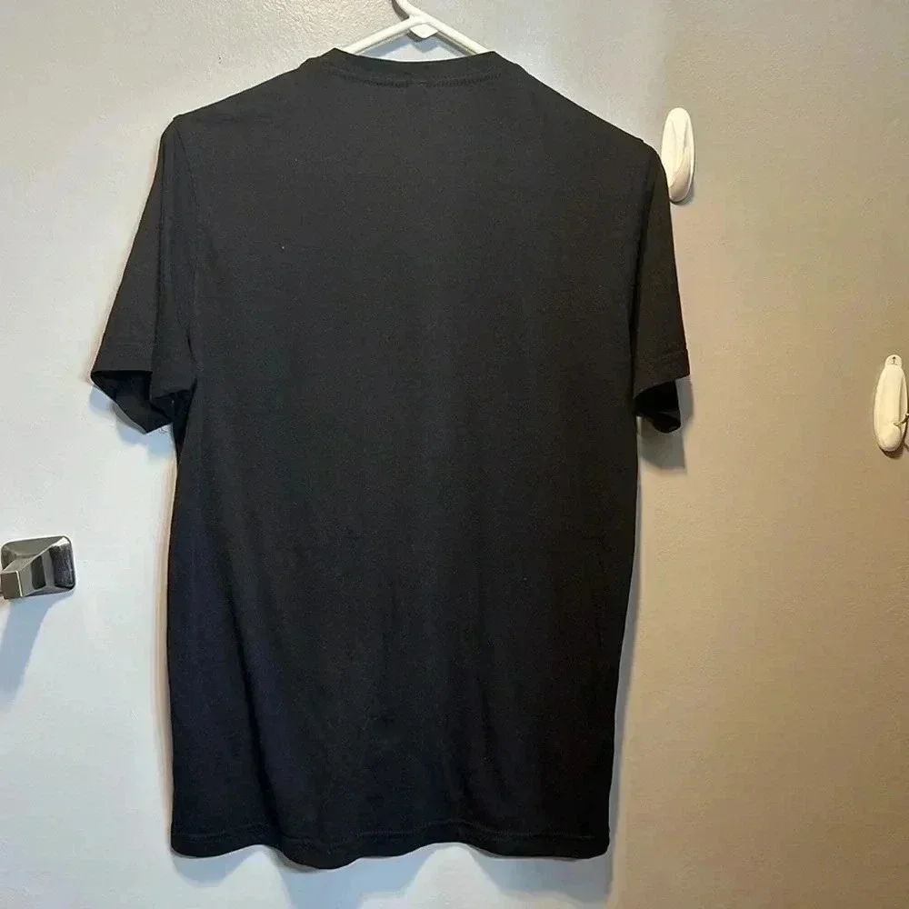 sundy best black short sleeve men tshirt size medium adult