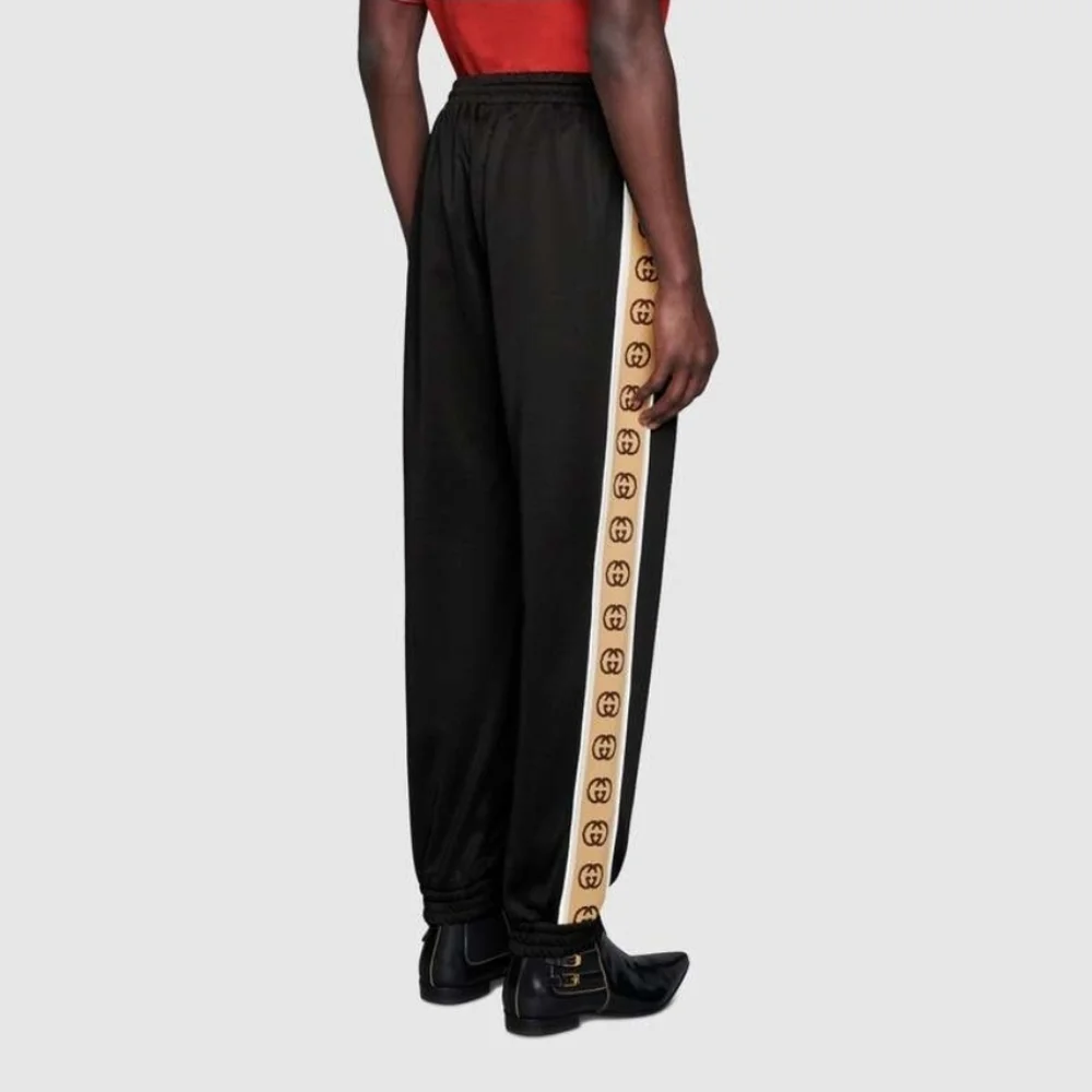 Gucci Black Technical Jersey Trackpants