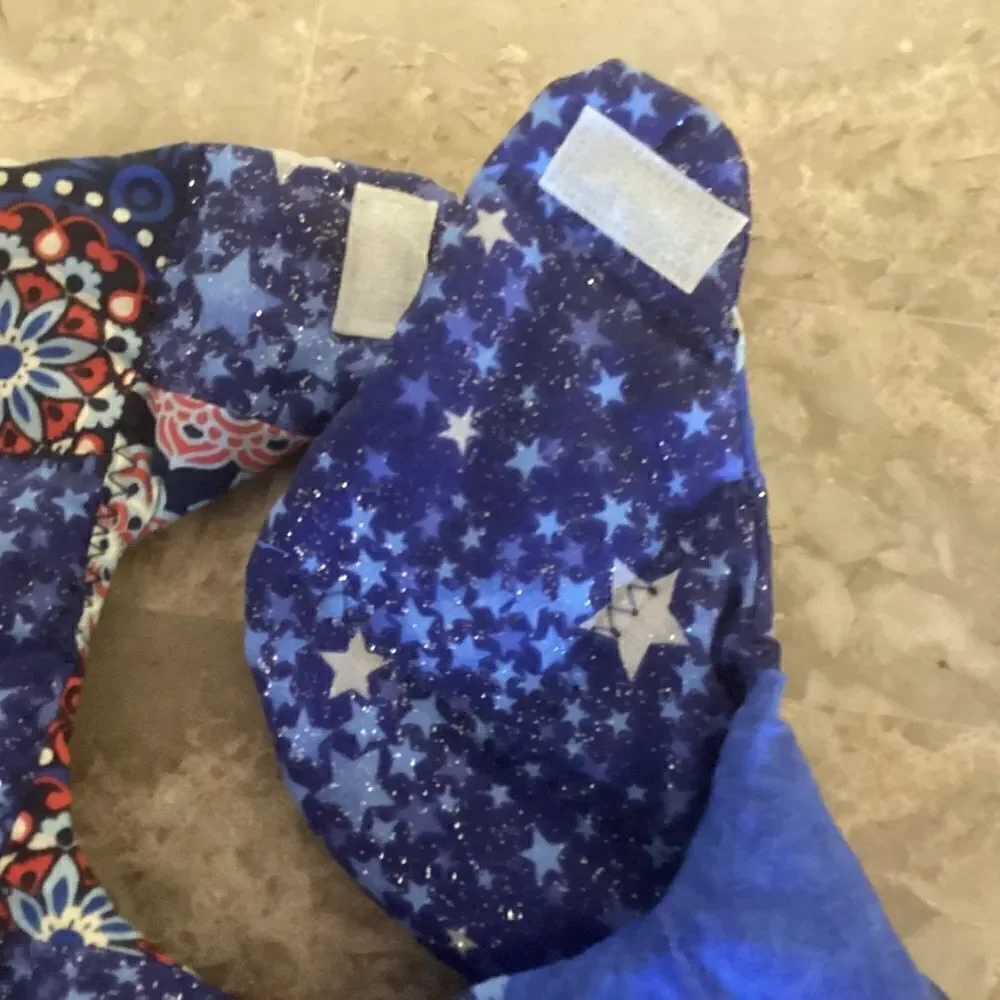 NWOT. Hand Crafted Quilted Reversible Baby Bib $12 ea. or 3/$25