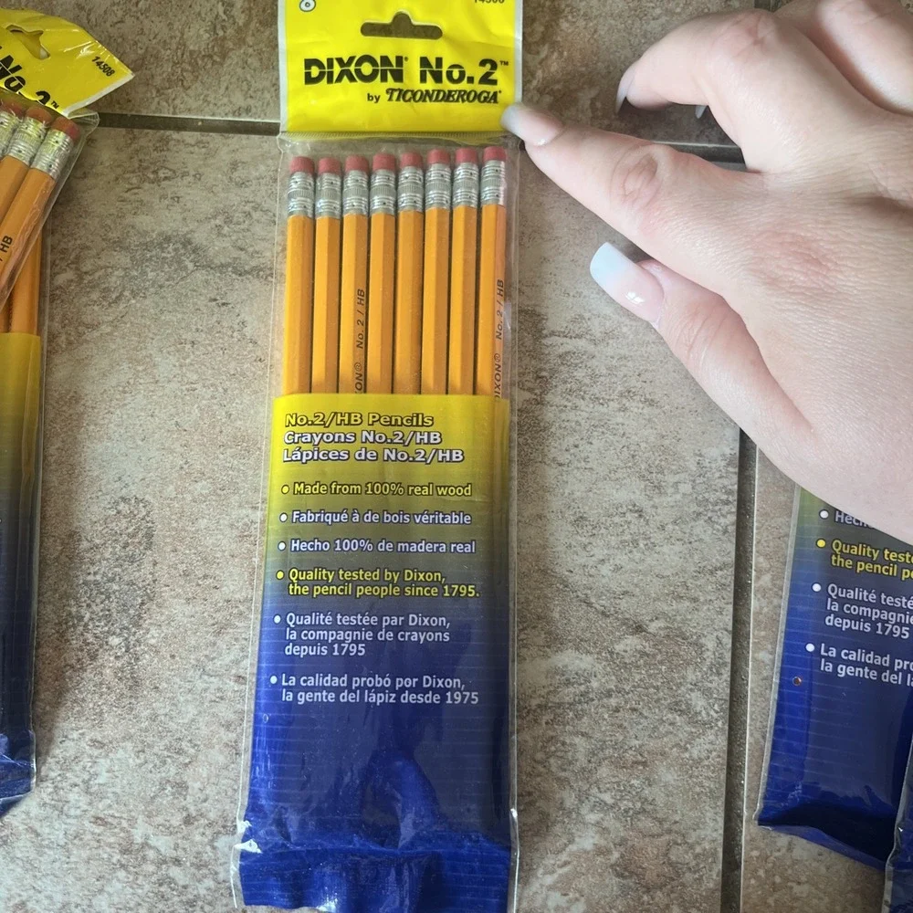 Dixon Ticonderoga No. 2‎ Pencils- 8 Packs Of 8