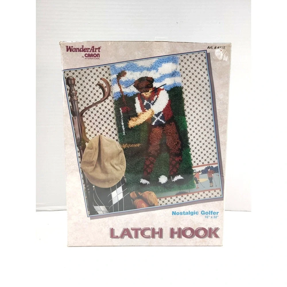 Vintage Caron Latch Hook Rug Kit 