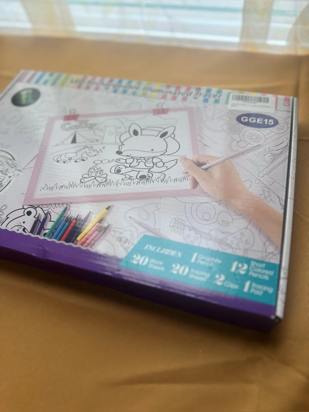 LooEooDoo Light Up Tracing Pad LED Rechargeable Illuminated Tracer GGE15