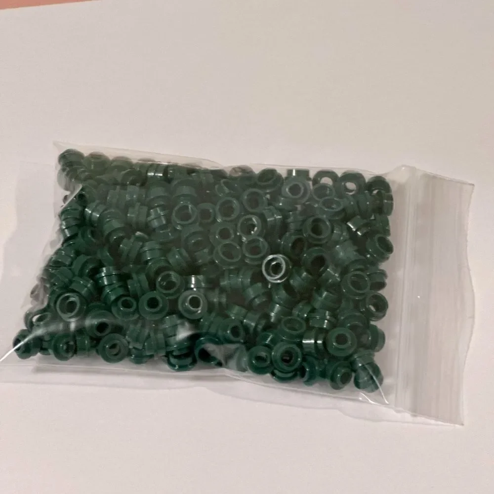 LEGO 28626 Drk green 1x1 round w/open hole stud 1 oz ounce over 300 pieces