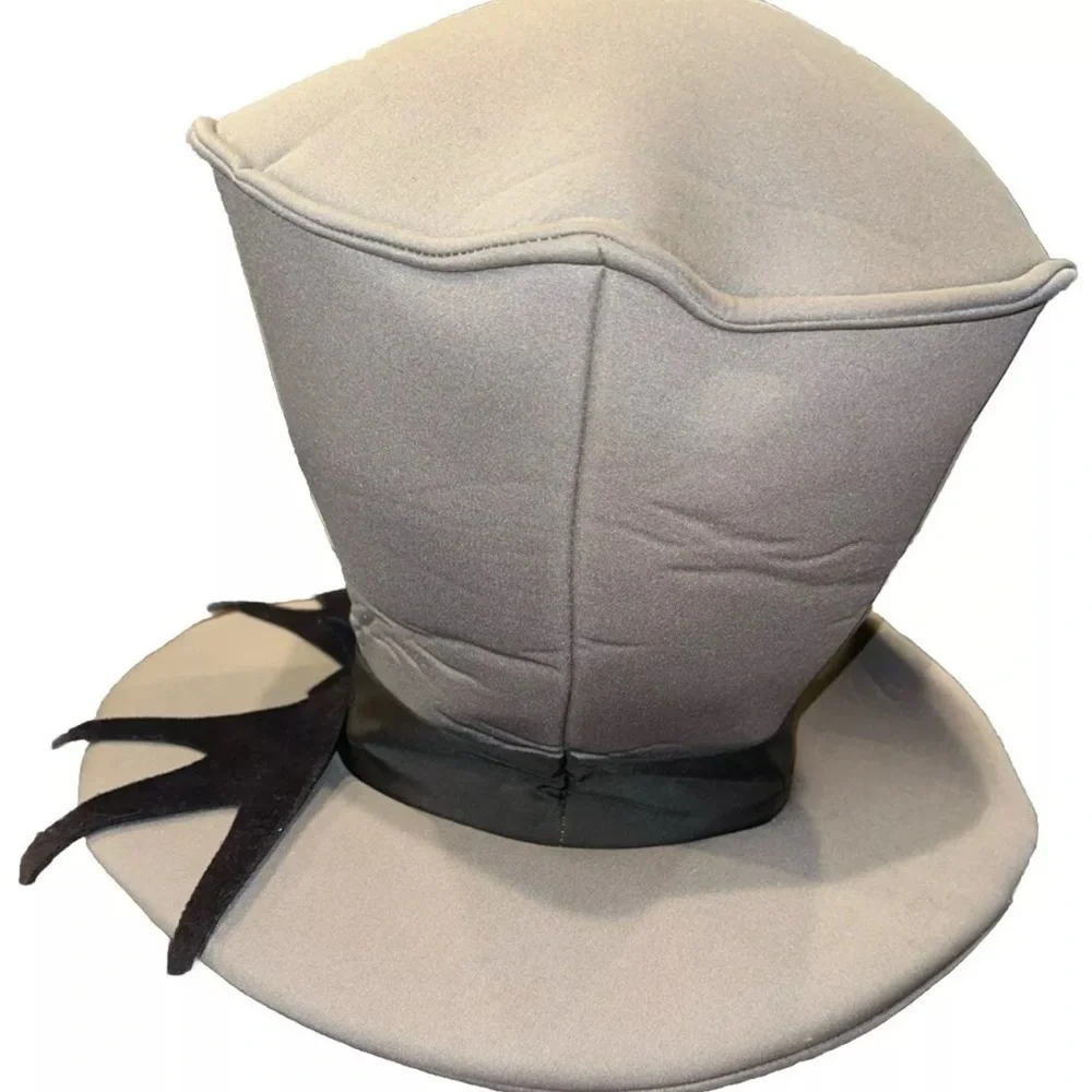 Gray Kids Costume Hat with Skull Design