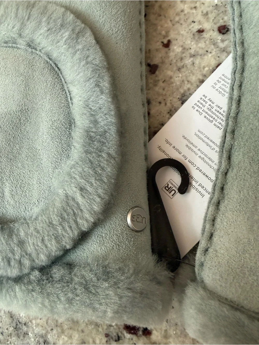 Genuine Shearling Exposed Curve Seam Gloves from UGG