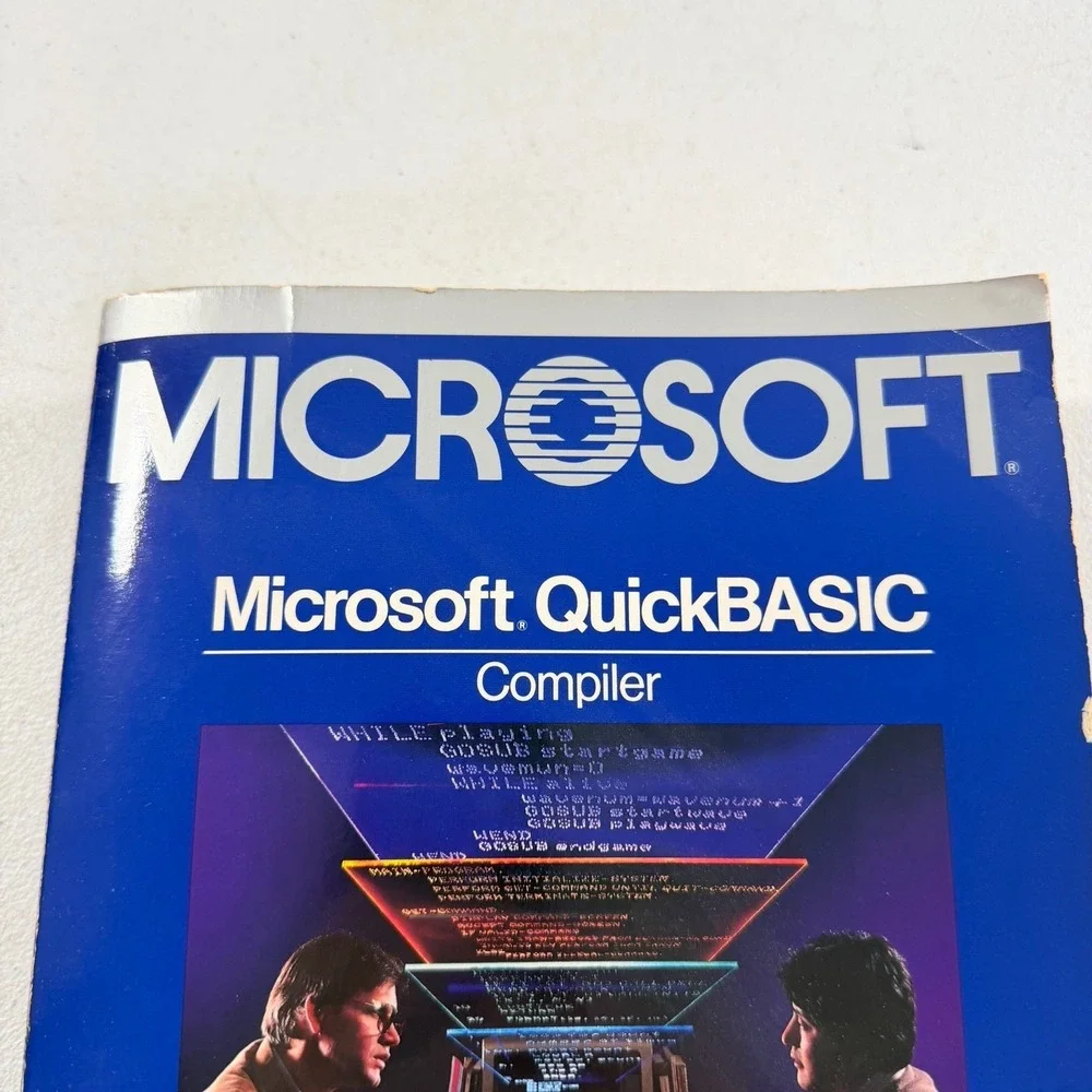 MICROSOFT QuickBASIC Compiler 2.0 for IBM Computers (TPB 1986) Vintage Manual