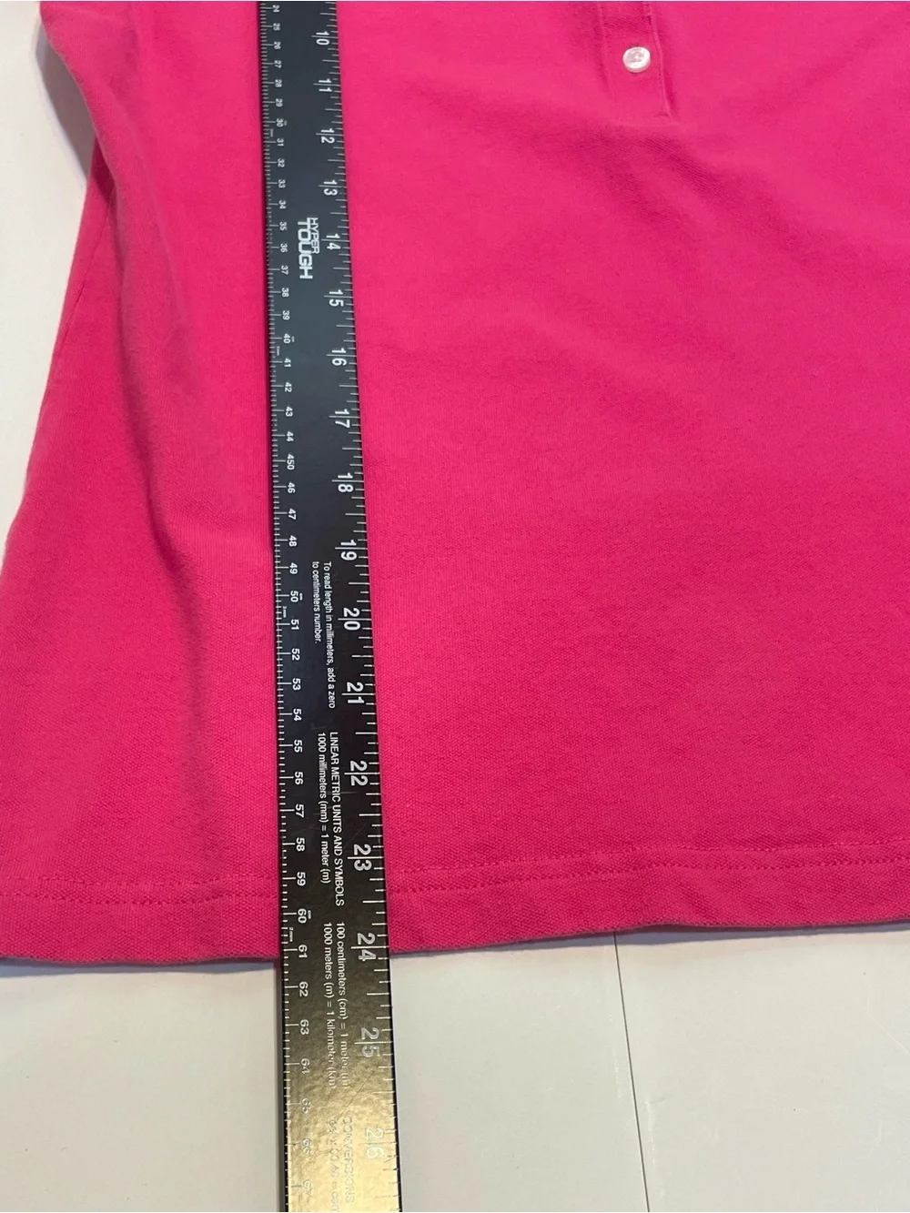 Vineyard Vines Pink Cotton Spandex Short Sleeve Polo Shirt Women’s Size Medium