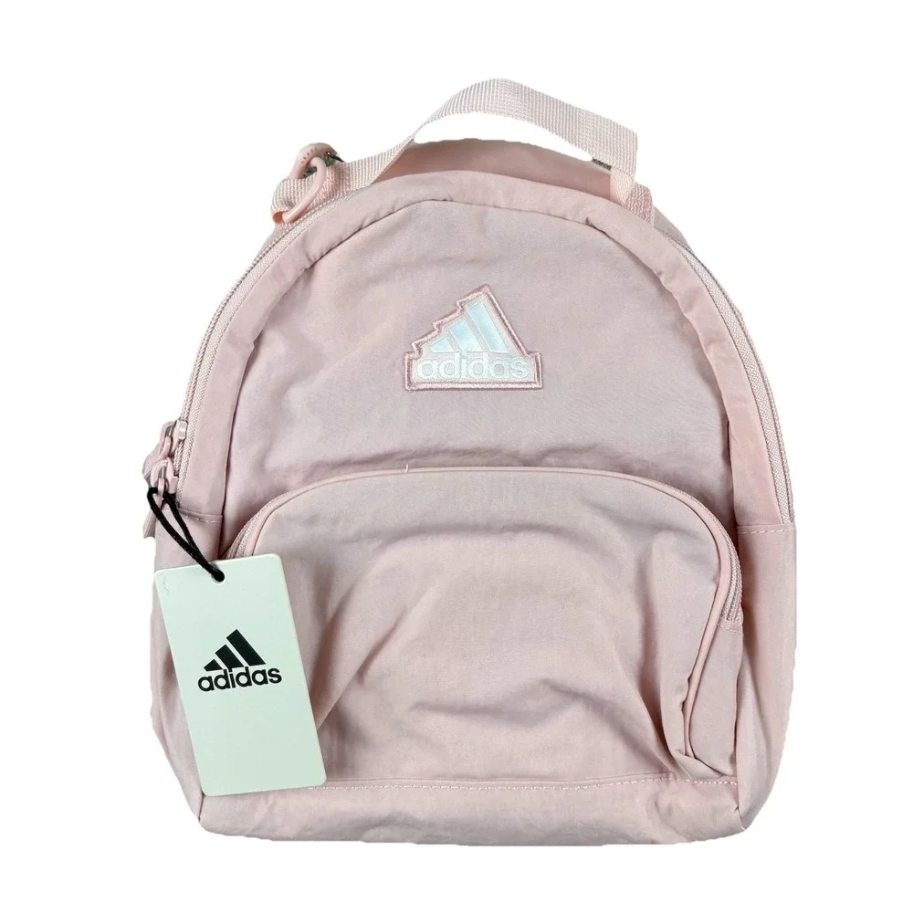 Adidas Must Have Mini Backpack Girls Sandy Pink OSFA Casual School Travel‎ Bag