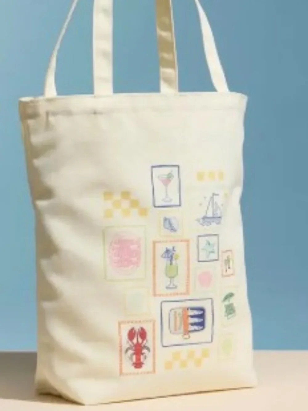 NWT Coastal Icon Print Everday Tote Bag 🦞
