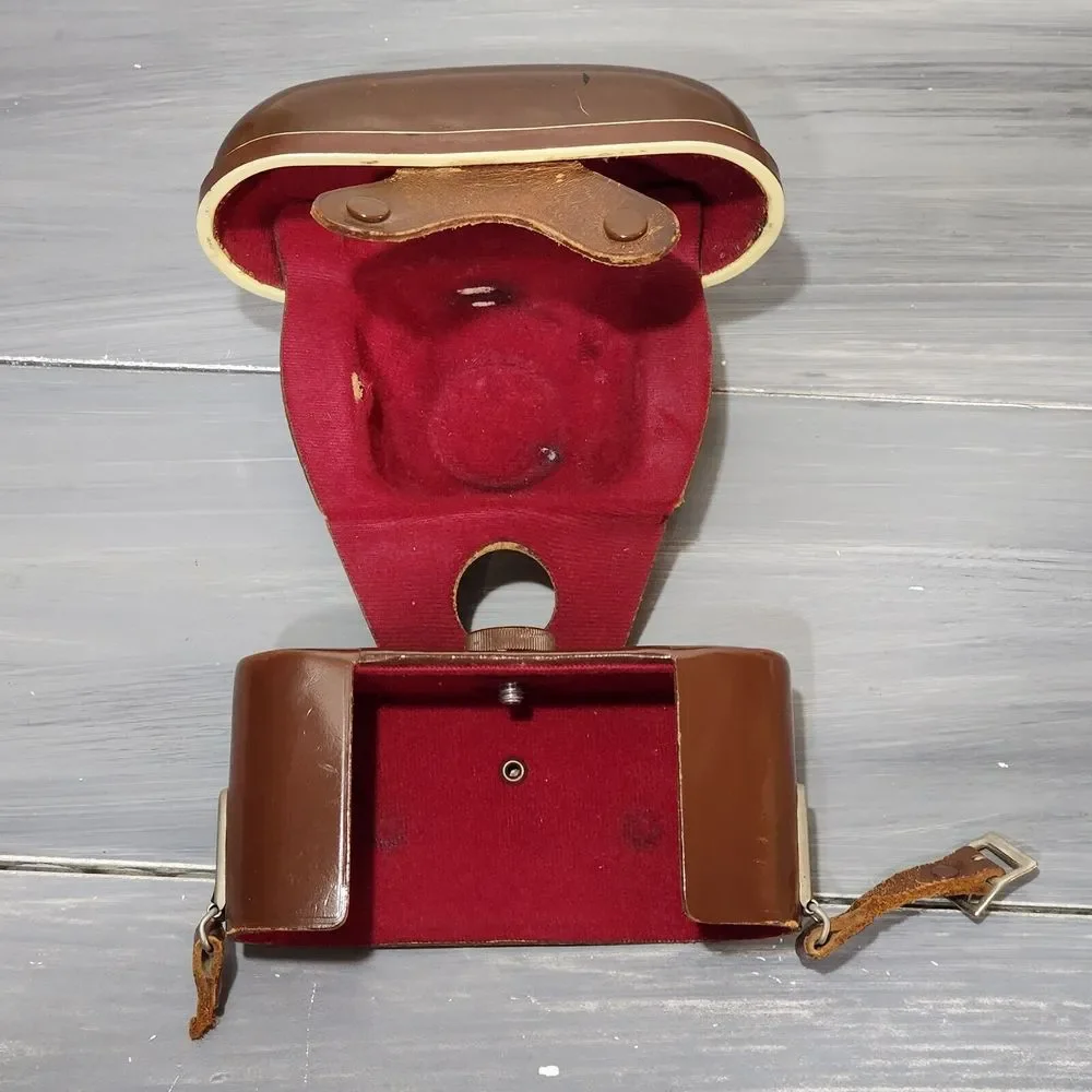 Vintage Leather Camera Case for Zeiss Ikon AG Camera 20 7510 Made‎ in Germany