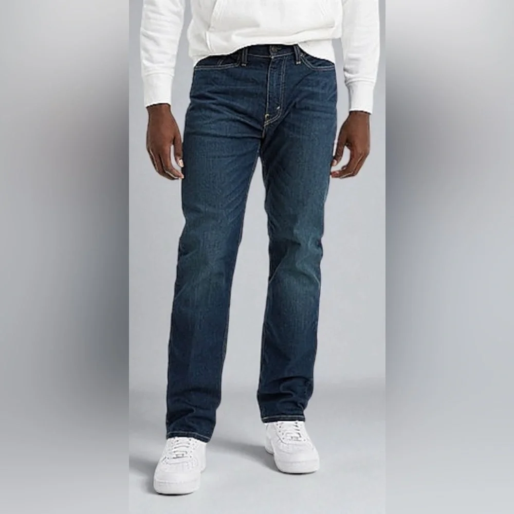 Men’s Levi’s Classic 514 Straight Leg Jeans Dark Wash Size 36