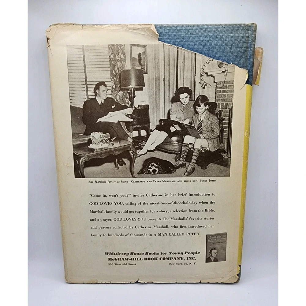 God‎ Loves You by Catherine Marshall Nora S Unwin Hardcover Dustjacket 1953