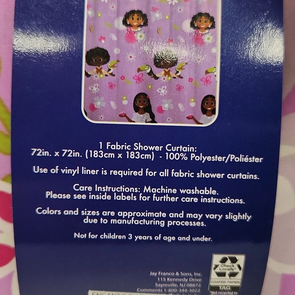 Disney Encanto Shower Curtain & Loofahs