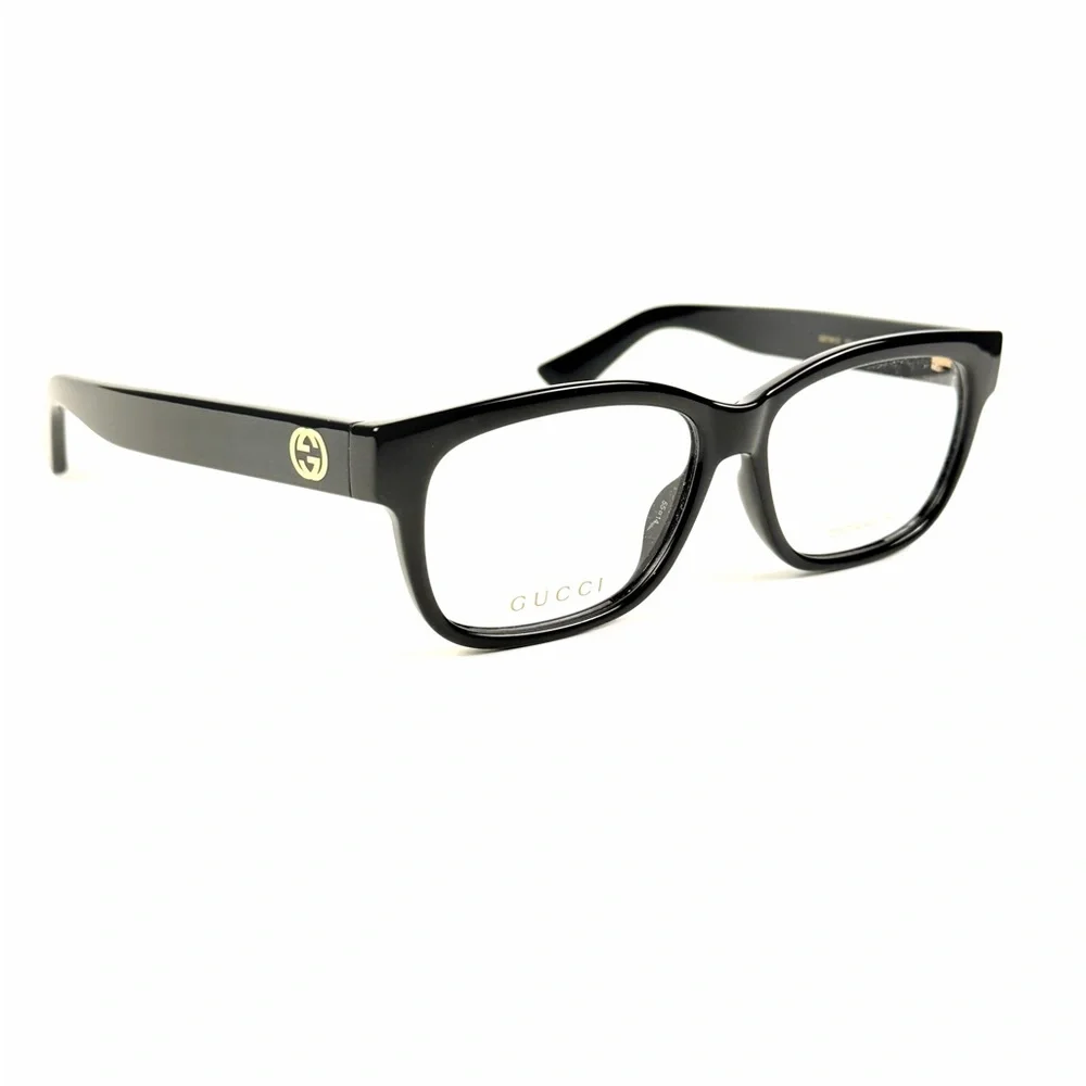 GUCCI GG1341O 001 Black Authentic 55 mm Eyeglasses NWT