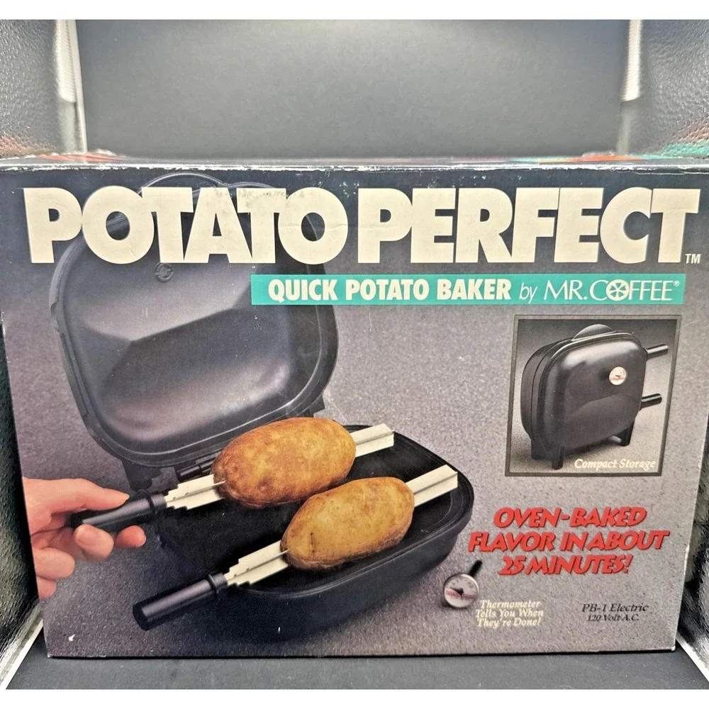 Vintage Potato Perfect PB-1 Electric Quick Potato Baker By Mr‎ Coffee