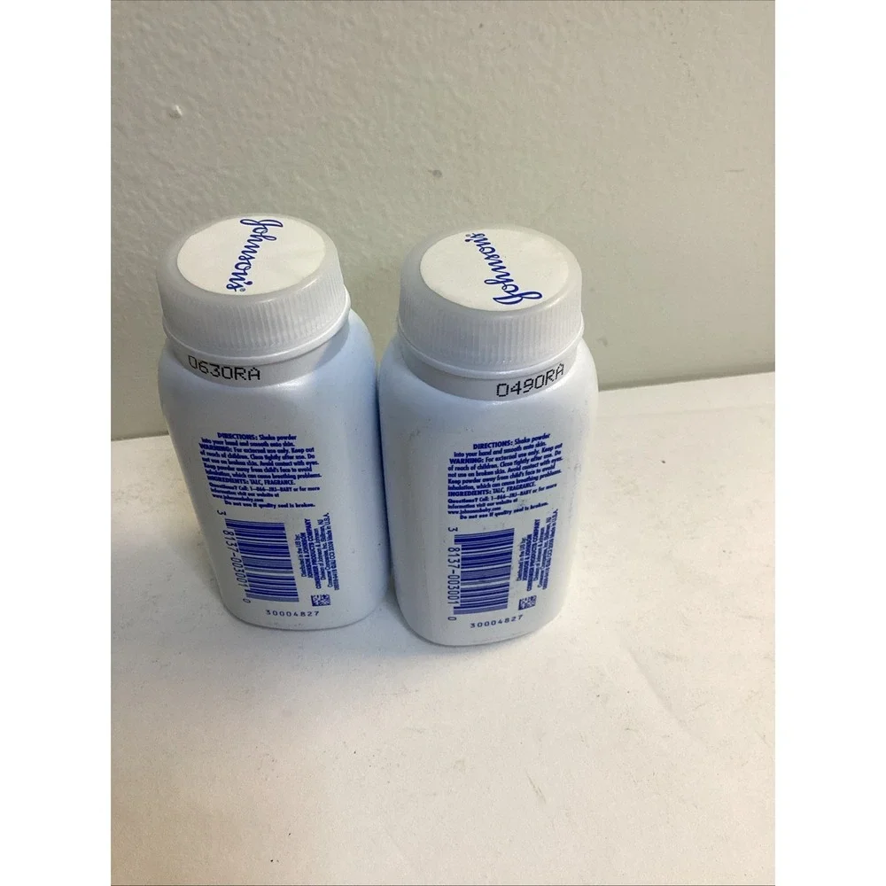 X 2Johnsons Baby Powder w/ TALC 1.5 Oz Original Travel Size New Sealed