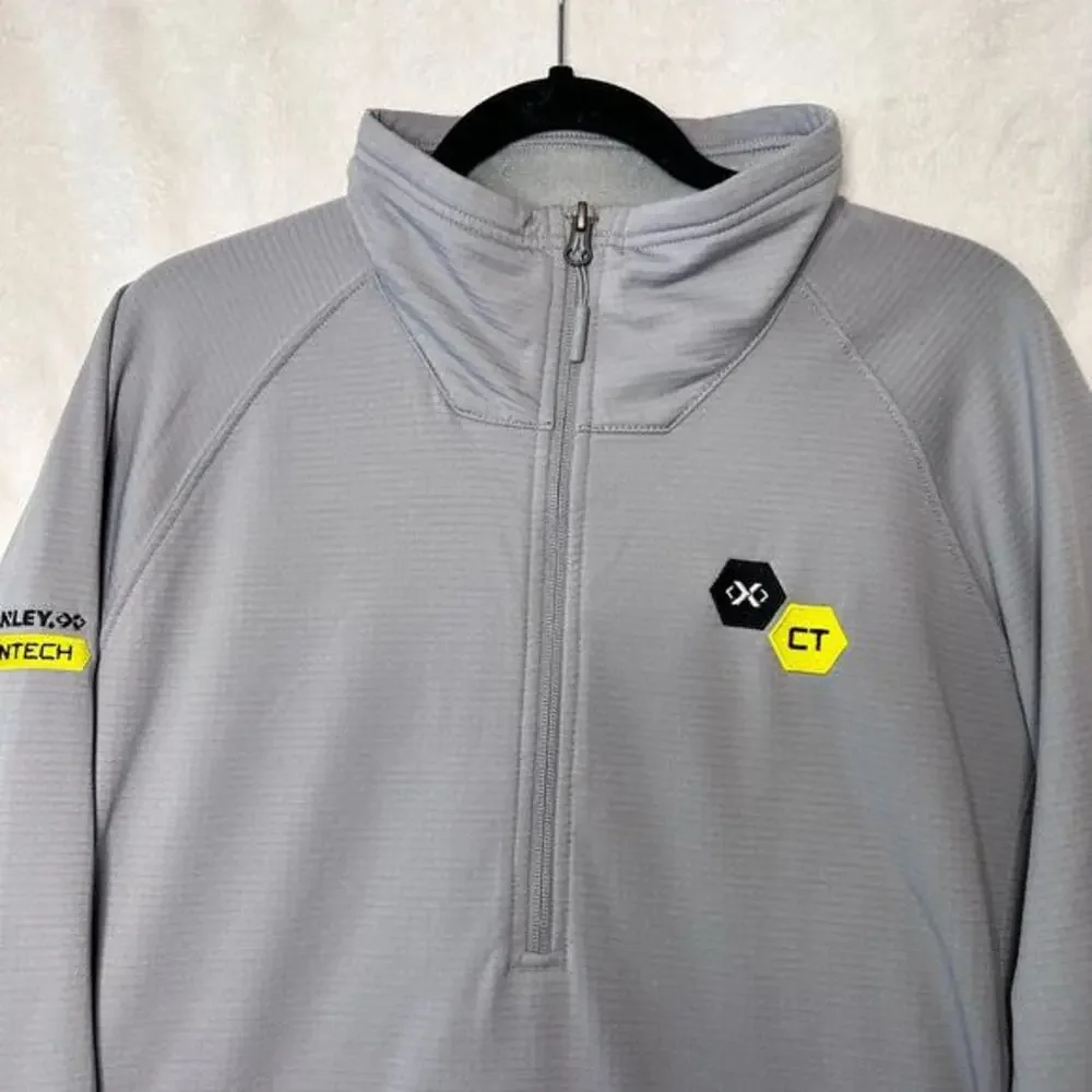 The North Face Men's Mountain Peaks Quarter Zip Fleece‎ Gray Size Large