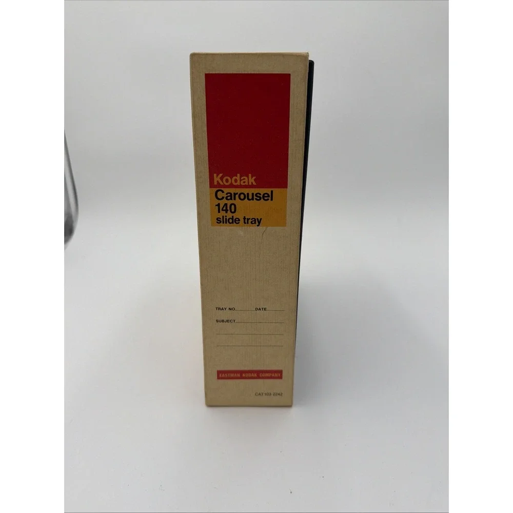 Vintage Kodak‎ Carousel Transvue 140 Slide Tray with Box