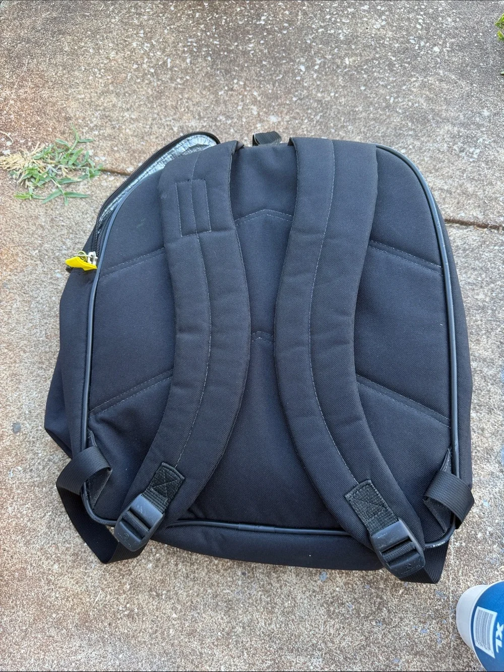 Vintage Rossignol boot bag Black and Yellow Racing Team Backpack with Front Mesh