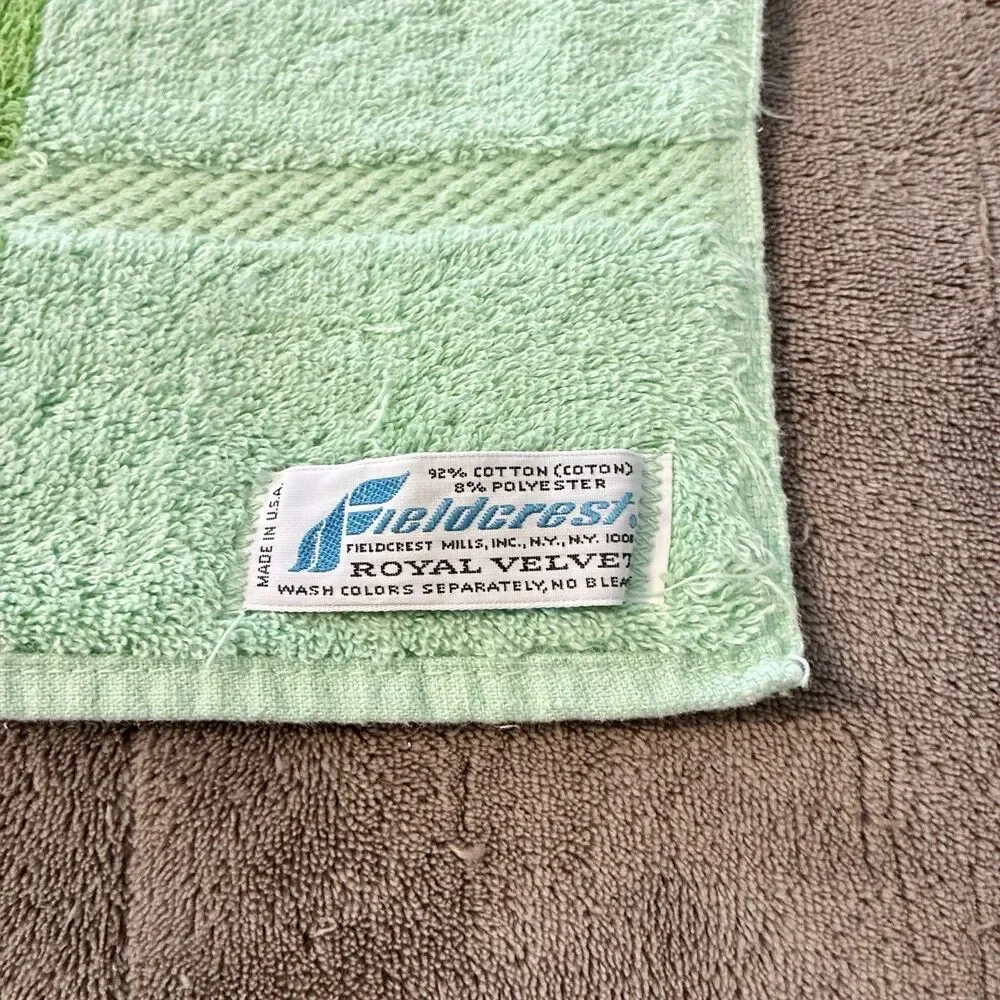 Fieldcrest vintage towel