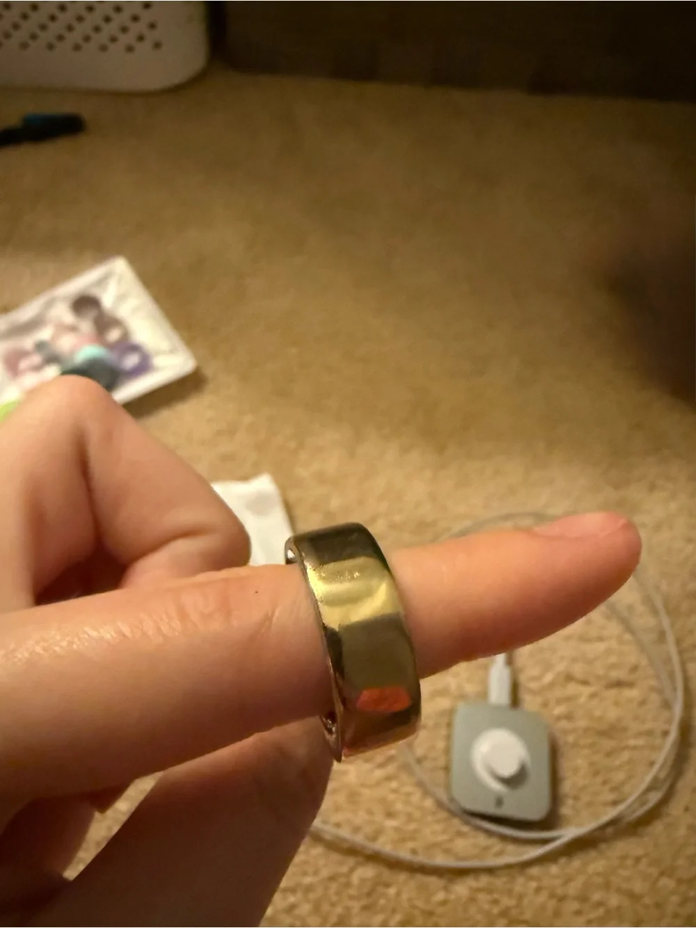 Oura ring gen 4 gold size 7