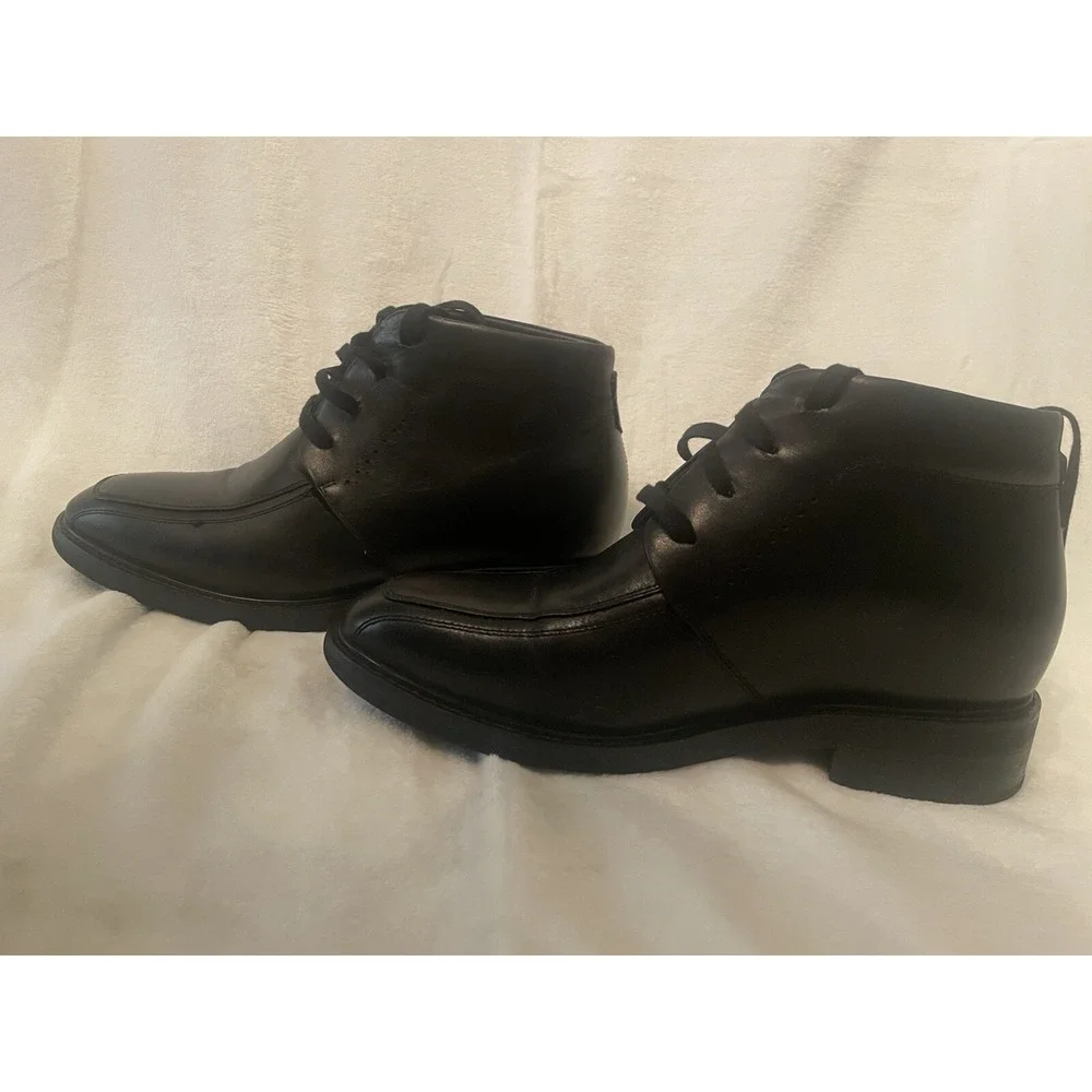 CALDEN K28801‎ - 3 Inches Elevator Height Increase Ankle Boots Black size 8
