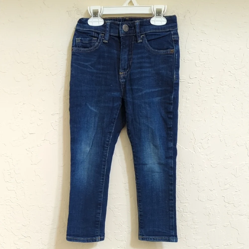 GAP Boys Dark Wash Stretch Athletic Jeans Size 5