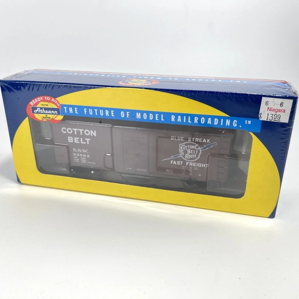 Athearn 70334 HO - 40' Cotton Belt/Blue Streak S.S.W. Box Car -‎ Sealed