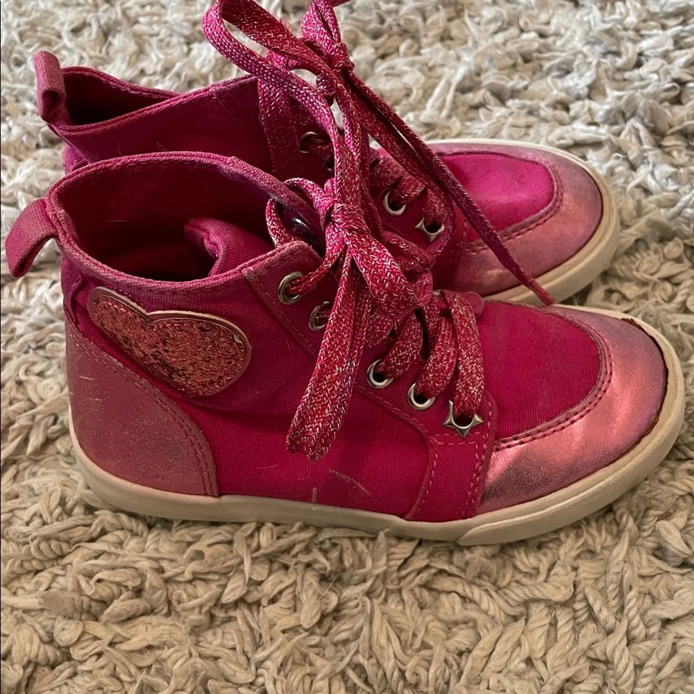 2017 Gymboree “Cosmic Club” Glitter High Tops, Size 11