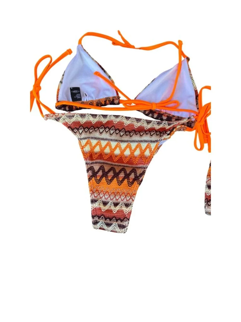 Cider Bohemian Style Crochet Bikini Set & Matching Cover-Up Skirt SMALL